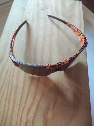 Gafas de sol deportivas naranjas