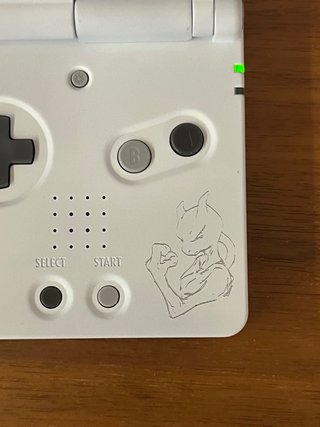 Game Boy Advance SP Custom Mewtwo