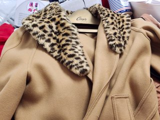 Abrigo de invierno Cosigsa Beige Leopardo