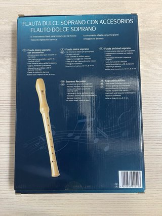 Flauta Dulce Soprano con Accesorios