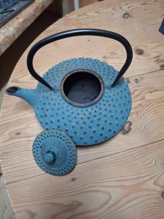 Tetera de hierro fundido estilo japonés