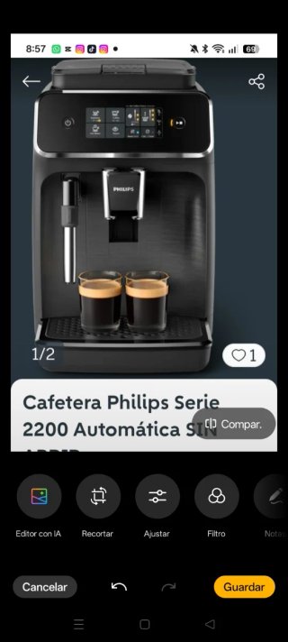 Cafetera Philips 2200 Automática