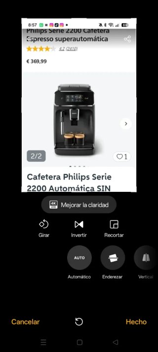 Cafetera Philips 2200 Automática