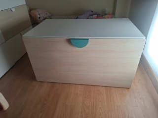 Baúl Juguetes IKEA SMASTAD 90x50x50