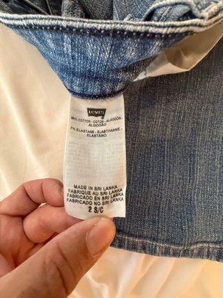 Pantalón Levis 531 Skinny Azul Mujer