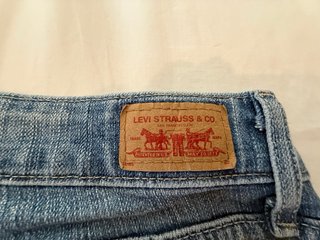 Pantalón Levis 531 Skinny Azul Mujer