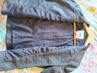 Chaqueta cuero Mango negra