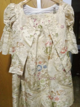 Traje de Fallera Beige Multicolor
