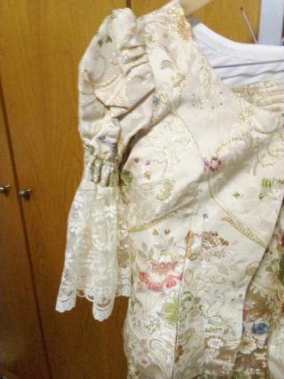 Traje de Fallera Beige Multicolor