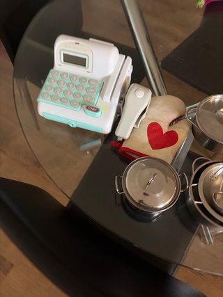 Cocinita infantil de madera con accesorios
