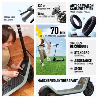 Patinete eléctrico niños Segway Ninebot C2 Lite