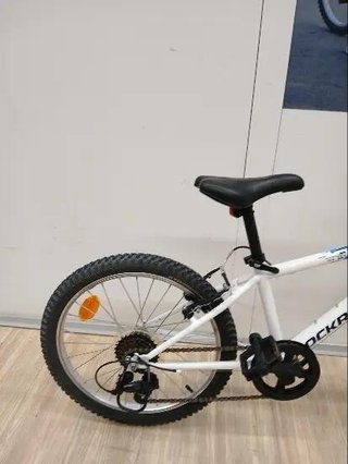 Bicicleta niños 20 pulgadas Rockrider ST 120 blanco 6-9 años