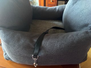 Asiento Cama Coche Perro Pequeño Gris