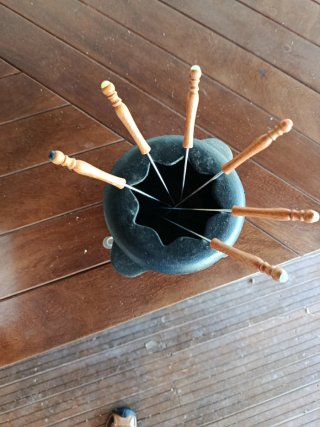 Set Fondue Ambiente Pirineo 6 Piezas