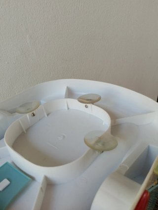 Soporte baño bebé con patitos