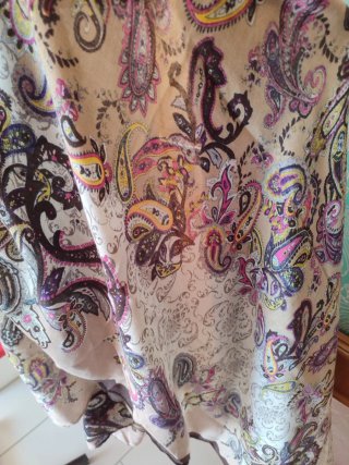 Sciarpa donna fantasia paisley