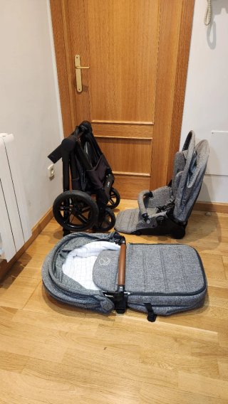 Carrito Bebé Jane Muum Gris