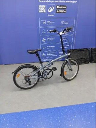 oxylane plegable azul 20 pulgadas