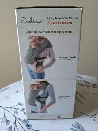 Mochila Portabebés Ergobaby Embrace Azul