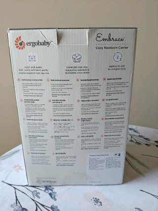 Mochila Portabebés Ergobaby Embrace Azul