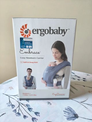Mochila Portabebés Ergobaby Embrace Azul