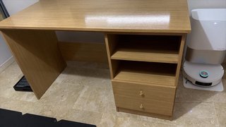 Escritorio madera 2 cajones