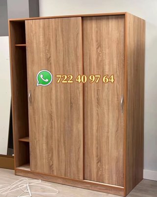 Armario de madera corredero 1'60