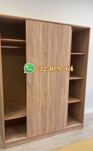 Armario de madera corredero 1'60