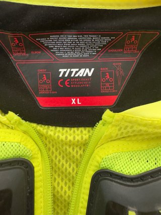 Peto Protección Moto Fox Titan XL