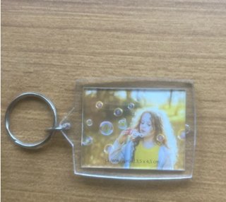 Portachiavi porta foto personalizzabile