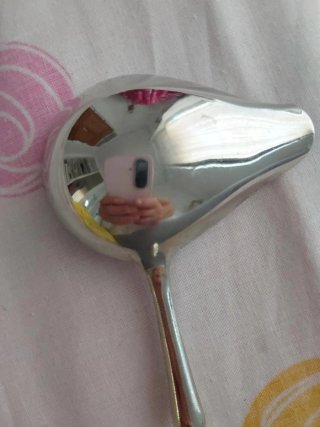 Cucharón antiguo de plata