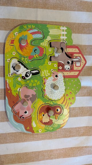 Janod Puzzle Granja 6 Piezas