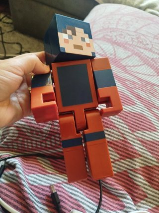 Muñeco Minecraft articulado