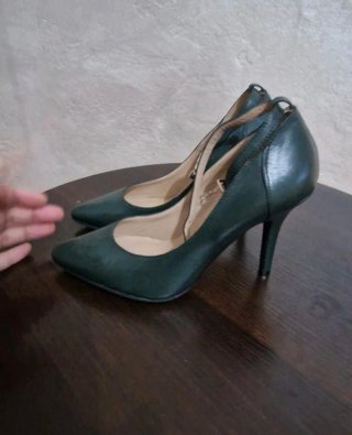 Décolleté Bruno Premi Pelle Verde Tg 36