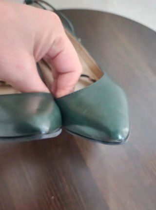 Décolleté Bruno Premi Pelle Verde Tg 36