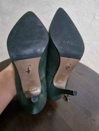 Décolleté Bruno Premi Pelle Verde Tg 36