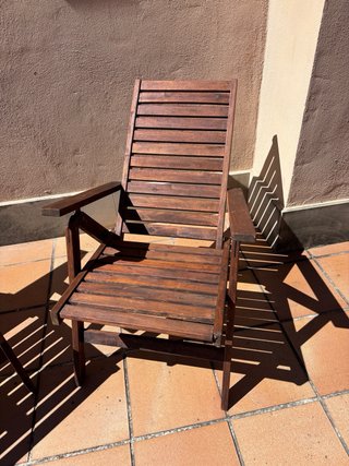 2 Sillas de Madera Taca para Jardín