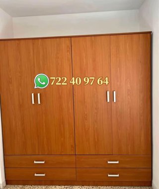 OFERTA Armario blanco de madera 2mx2m