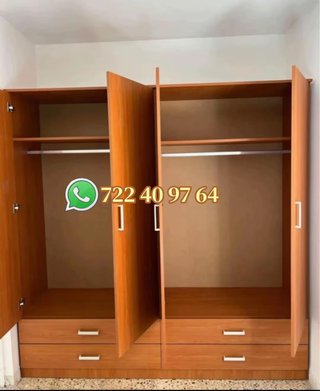 OFERTA Armario blanco de madera 2mx2m