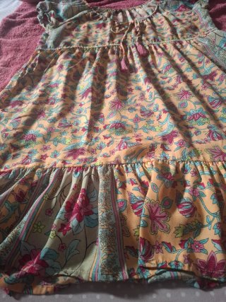 Vestido estampado floral talla única