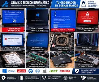 Reparación de ordenadores a domicilio