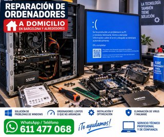 Reparación de ordenadores a domicilio