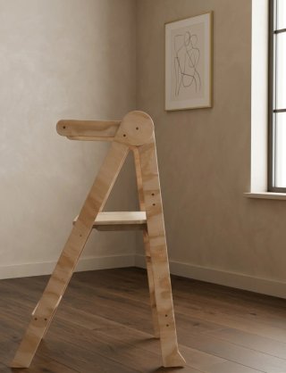 Torre di apprendimento in legno pieghevole Montessori per bambini