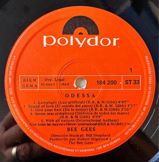 Vinilo Bee Gees - Odessa