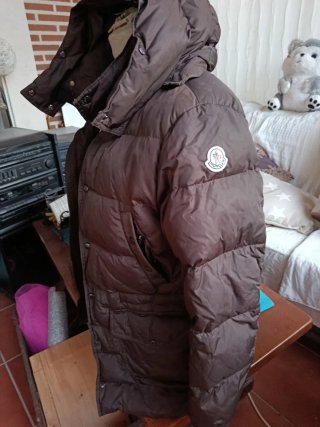 Plumas abrigo cazadora Moncler Marrón