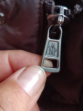 Plumas abrigo cazadora Moncler Marrón