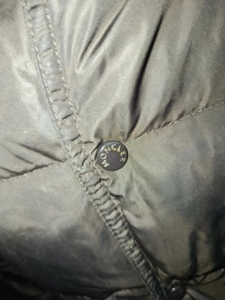 Plumas abrigo cazadora Moncler Marrón