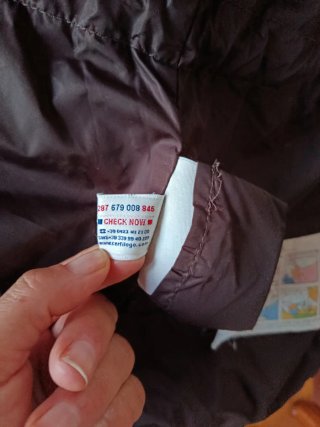 Plumas abrigo cazadora Moncler Marrón
