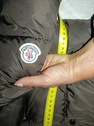 Plumas abrigo cazadora Moncler Marrón