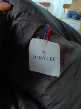 Plumas abrigo cazadora Moncler Marrón